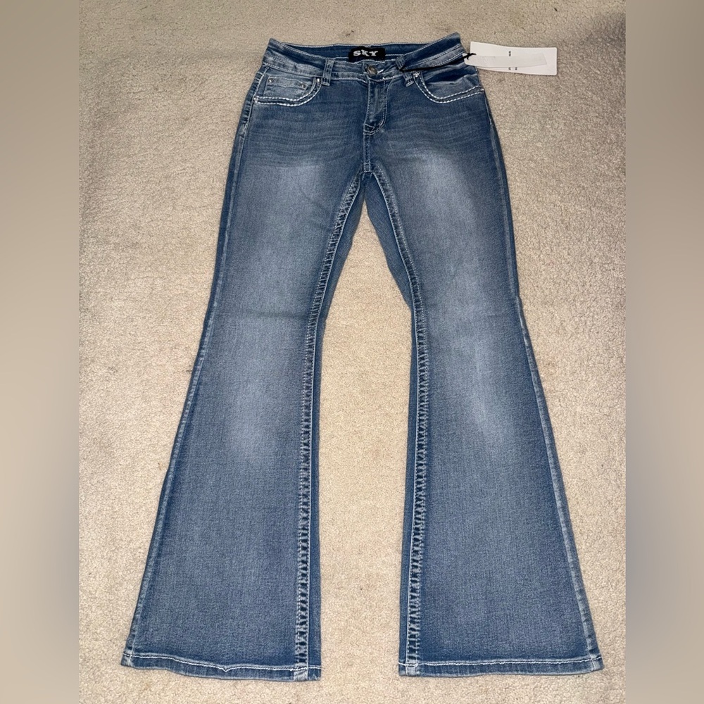 Sky Denim Flare Jeans